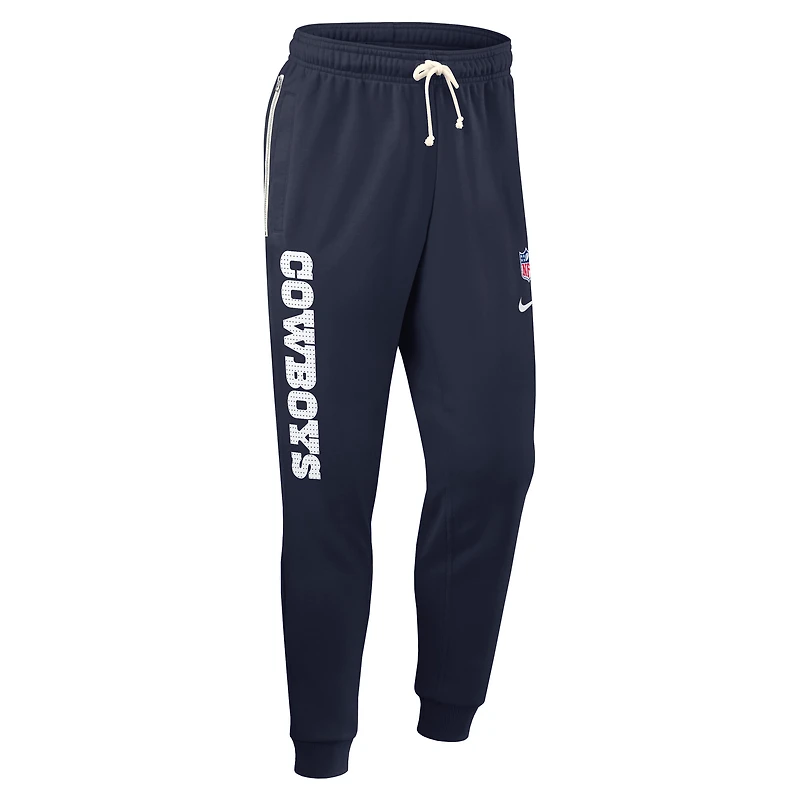 Pantalon fuselé Nike bleu marine Dallas Cowboys 2025 Sideline Standard Issue Ground Game Dri-FIT pour homme