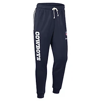 Pantalon fuselé Nike bleu marine Dallas Cowboys 2025 Sideline Standard Issue Ground Game Dri-FIT pour homme