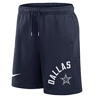Men's Nike Navy Dallas Cowboys Arched Kicker Shorts