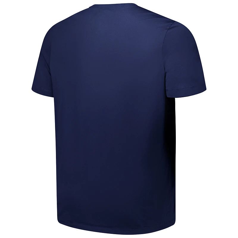 T-shirt Nike bleu marine Dallas Cowboys Big & Tall Blitz Legend Icon pour hommes