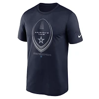 Men's Nike Navy Dallas Cowboys Big & Tall Legend Icon Dri-FIT T-Shirt