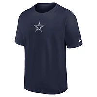 T-shirt Nike bleu marine Dallas Cowboys Dominate The Game Essential Max90 pour homme