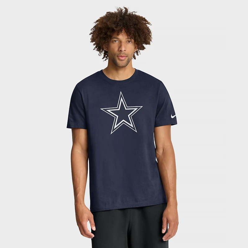 Men's Nike Navy Dallas Cowboys Essential Logo T-Shirt