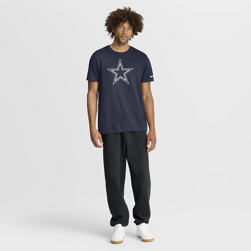 Men's Nike Navy Dallas Cowboys Essential Logo T-Shirt