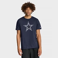 T-shirt Nike bleu marine Dallas Cowboys Essential Logo pour homme