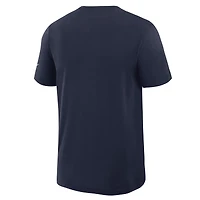 T-shirt Nike bleu marine Dallas Cowboys Left End Run Slub Dri-FIT pour homme