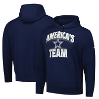 Sweat à capuche Nike bleu marine Dallas Cowboys America's Team pour homme