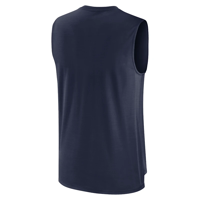 Débardeur Nike Dallas Cowboys Muscle Trainer pour homme - Bleu marine