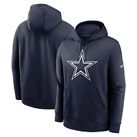 Sweat à capuche Nike bleu marine avec logo du club Dallas Cowboys Primetime pour homme