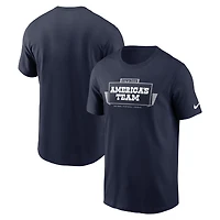 T-shirt Nike bleu marine Dallas Cowboys Primetime Local Essential pour homme