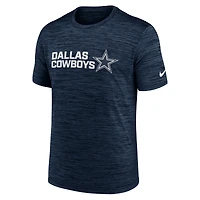 Men's Nike Navy Dallas Cowboys Reverse Play Velocity Dri-FIT T-Shirt