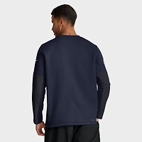 Men's Nike Navy Dallas Cowboys Sideline Coach Therma-FIT Long Sleeve T-Shirt