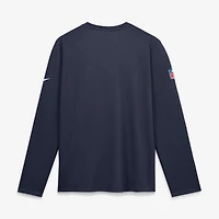 T-shirt à manches longues Nike Dri-FIT bleu marine Dallas Cowboys pour homme