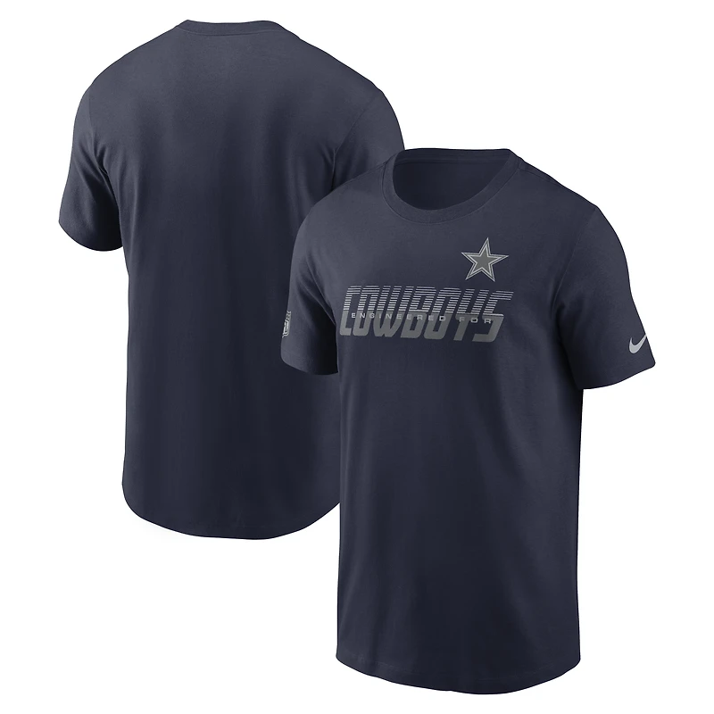 T-shirt Nike Dri-FIT bleu marine Dallas Cowboys pour homme