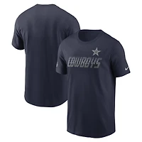 T-shirt Nike Dri-FIT bleu marine Dallas Cowboys pour homme