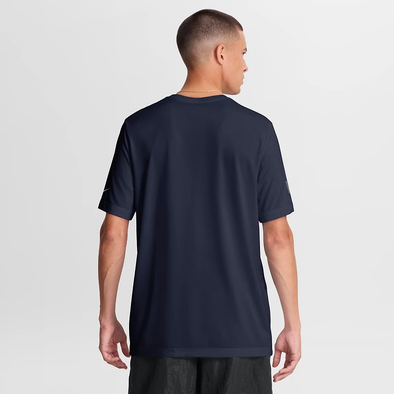 Men's Nike Navy Dallas Cowboys Sideline Lead The Charge Legend Dri-FIT T-Shirt