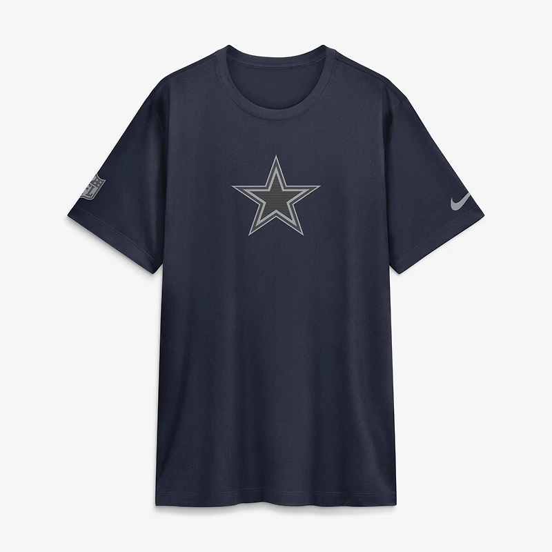 Men's Nike Navy Dallas Cowboys Sideline Lead The Charge Legend Dri-FIT T-Shirt