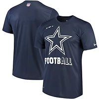 T-shirt Nike Dallas Cowboys Sideline Legend Football Performance pour homme - Bleu marine