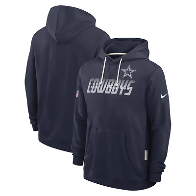Men's Nike Navy Dallas Cowboys Sideline Standard Issue Dri-FIT Hoodie