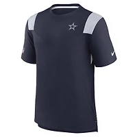T-shirt Nike Dallas Cowboys Sideline Tonal Logo Performance Player pour homme - Bleu marine