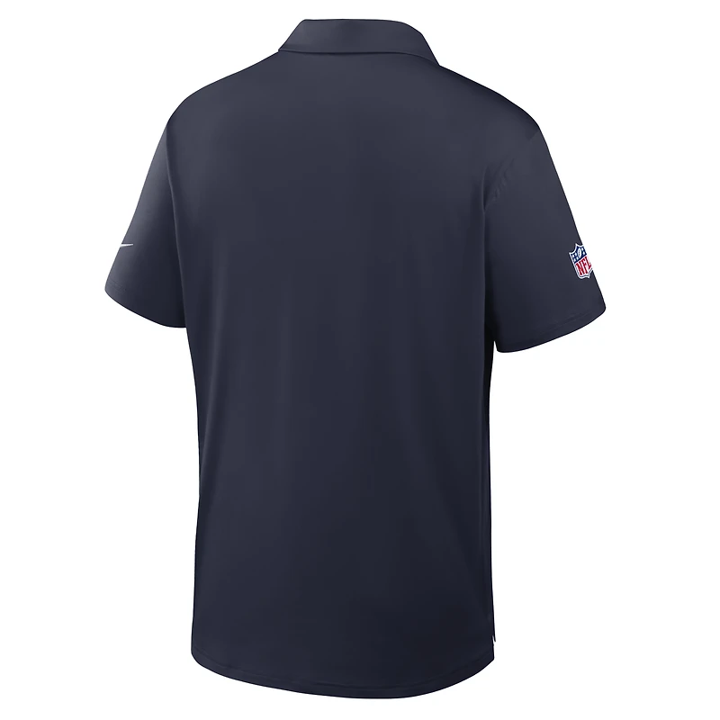 Polo Nike Dri-FIT blanc pour homme, Dallas Cowboys Sideline Tour