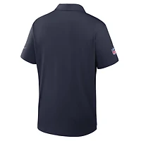Polo Nike Dri-FIT blanc pour homme, Dallas Cowboys Sideline Tour