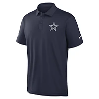 Men's Nike White Dallas Cowboys Sideline Tour Dri-FIT Polo