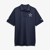 Men's Nike White Dallas Cowboys Sideline Tour Dri-FIT Polo
