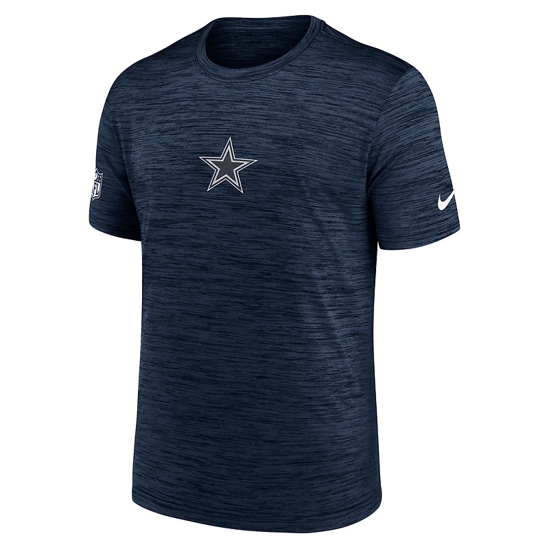 Men's Nike Navy Dallas Cowboys Sideline Velocity Dri-FIT T-Shirt