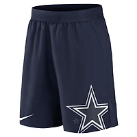 Short d'équipe Dallas Cowboys Nike bleu marine pour homme