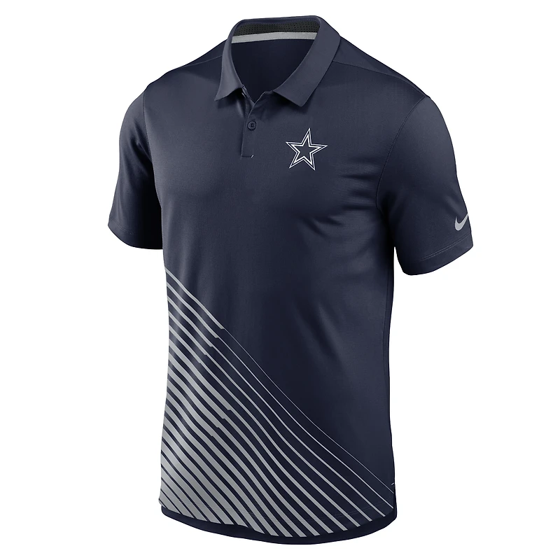 Polo Nike Dallas Cowboys Vapor pour homme - Bleu marine