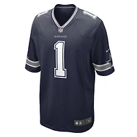 Maillot de match Nike numéro 1 Dad pour hommes, bleu marine