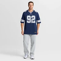 Maillot de match Nike Quinnen Williams bleu marine des Dallas Cowboys pour homme