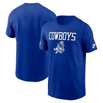 T-shirt Nike Royal Dallas Cowboys Alt Pack Performance Conversion Onside pour homme