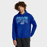 Sweat à capuche en polaire Nike Royal Dallas Cowboys Club pour homme