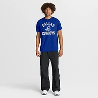 T-shirt Nike Royal Dallas Cowboys pour homme, motif tri-mélange, chronologie favorable