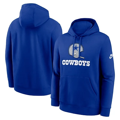 Sweat à capuche Nike Royal Dallas Cowboys Rewind Club pour homme