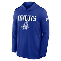 Men's Nike Royal Dallas Cowboys Sideline Alt Pack Dri-FIT Lightweight Hooded Top
