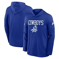 Men's Nike Royal Dallas Cowboys Sideline Alt Pack Dri-FIT Lightweight Hooded Top