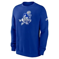 Men's Nike Royal Dallas Cowboys Swing Pass Rewind Club Pullover Sweatshirt