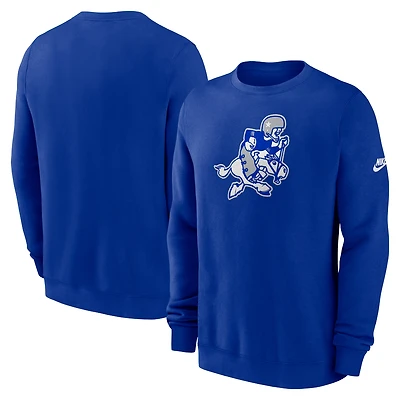 Sweat-shirt Nike Royal Dallas Cowboys Swing Pass Rewind Club pour homme
