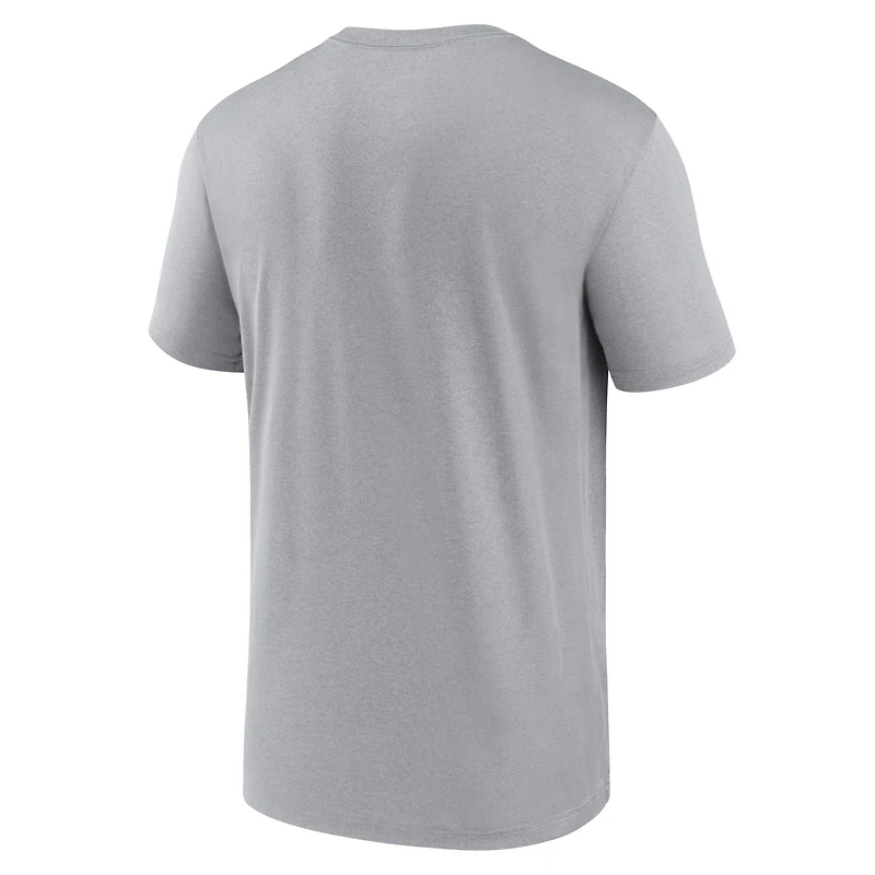 Men's Nike Silver Dallas Cowboys Legend Icon Performance T-Shirt