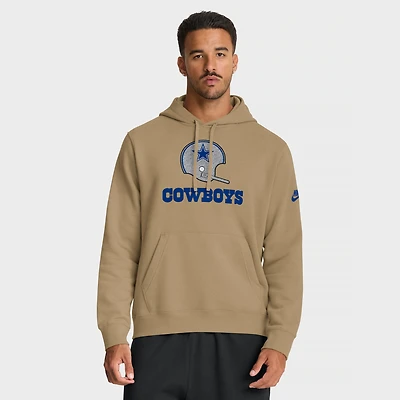 Sweat à capuche Nike Tan Dallas Cowboys Best Season Rewind Club pour homme