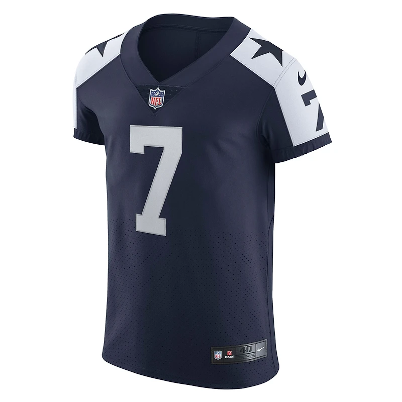Maillot Nike Trevon Diggs pour hommes, bleu marine, Dallas Cowboys, Alternate Vapor Elite