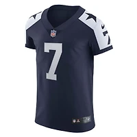 Maillot Nike Trevon Diggs pour hommes, bleu marine, Dallas Cowboys, Alternate Vapor Elite