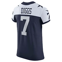 Maillot Nike Trevon Diggs pour hommes, bleu marine, Dallas Cowboys, Alternate Vapor Elite
