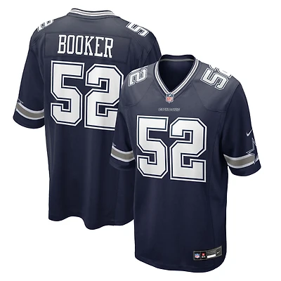 Men's Nike Tyler Booker Navy Dallas Cowboys 2025 NFL Draft First Round Pick Game Jersey