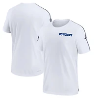 T-shirt Nike blanc Dallas Cowboys 2024 Sideline Coach UV Performance pour homme