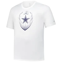 T-shirt Nike Dallas Cowboys Big & Tall Blitz Legend Icon Performance pour homme, blanc