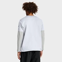 T-shirt Nike blanc à manches longues Therma-FIT pour homme, Dallas Cowboys